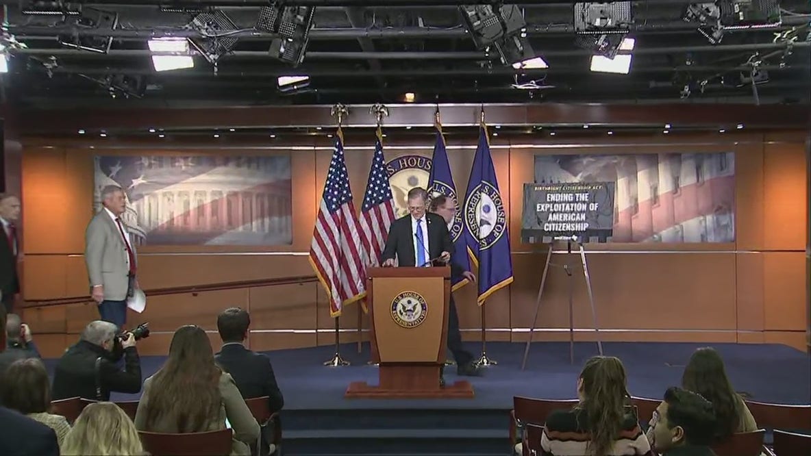 GOP leaders give press conference on Trump Executive Order ending birthright citizenship